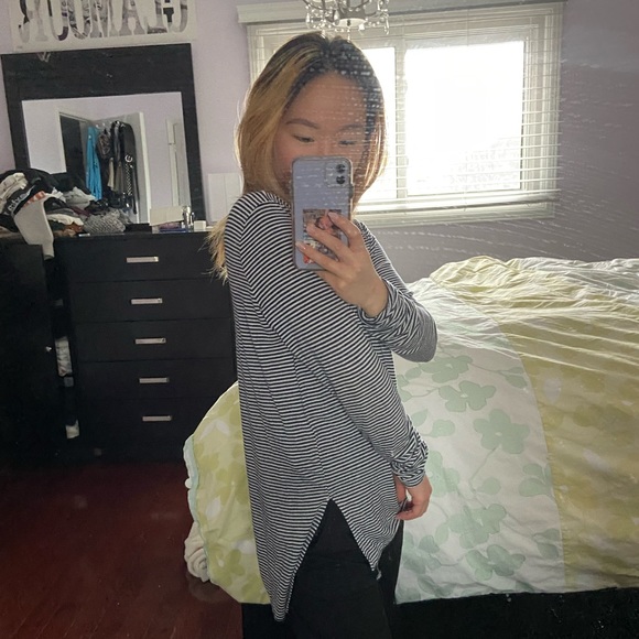 Xs Abercrombie & Fitch Striped Turtleneck Sweater - Picture 5 of 5